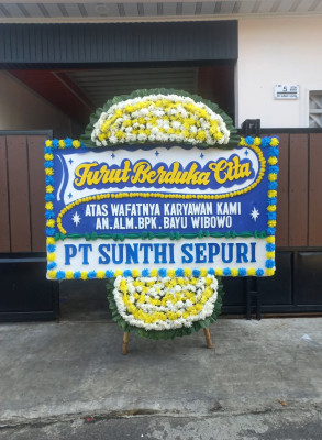 Papan Bunga Duka di Air Teluh